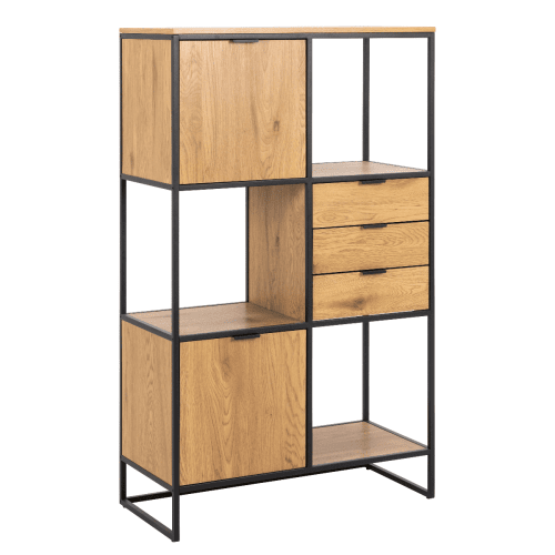 Hjem Design Swansea Bookshelf, Low