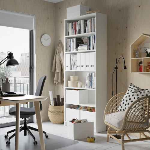 IKEA BILLY Bookcase, 80x28x202cm, White