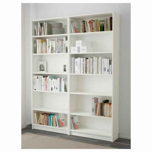 IKEA BILLY Bookcase, 160x28x202cm, White