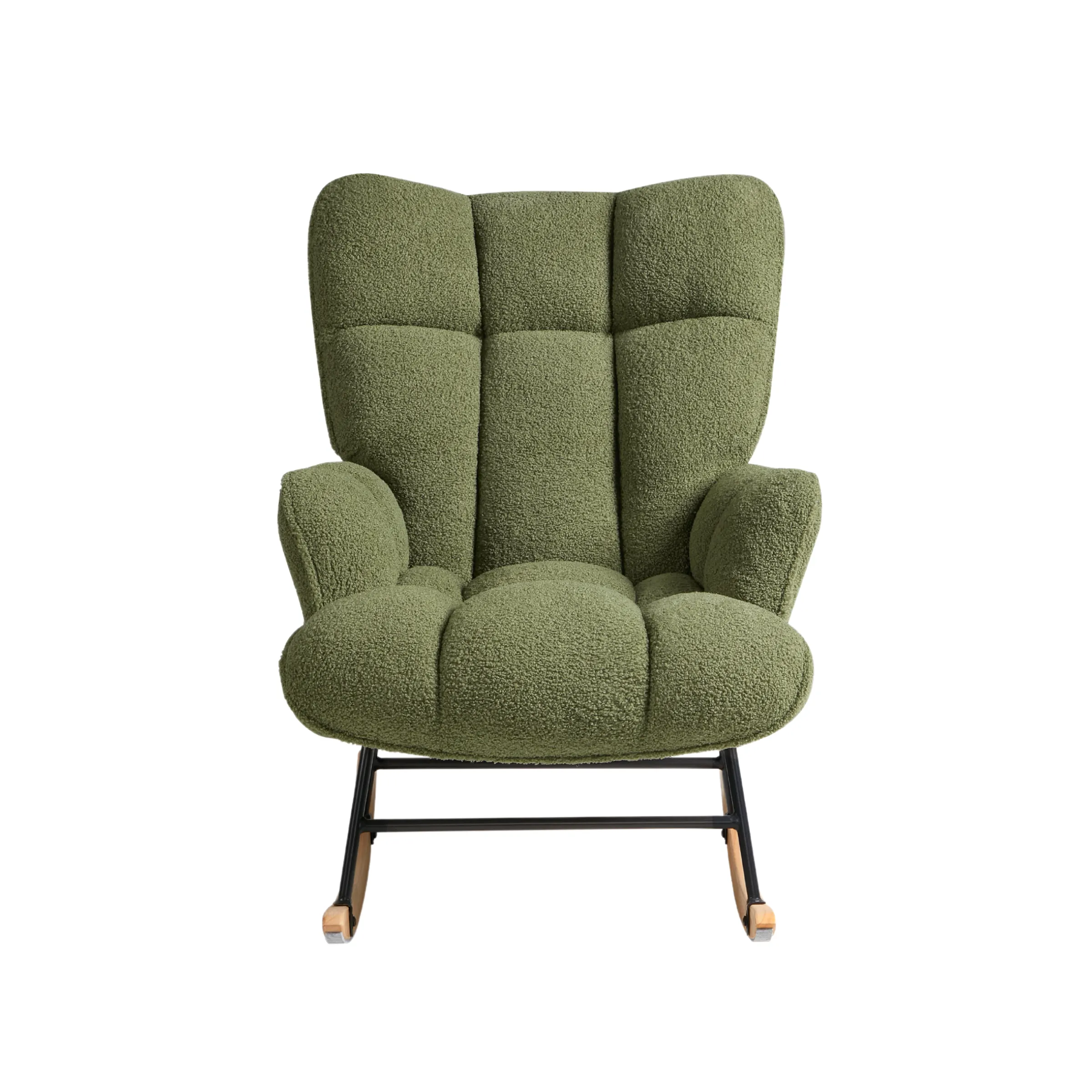 Linspire Evans Boucle Rocking Chair, Green