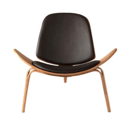 Hans Wegner Shell Chair CH07 Replica, Oak Black