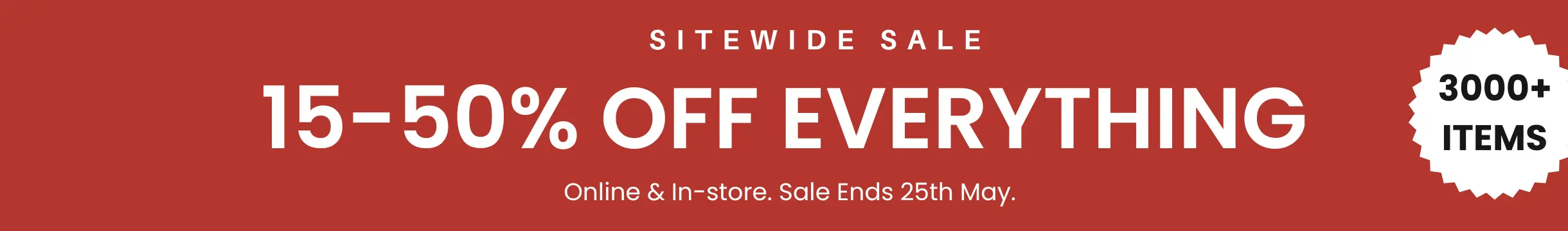 Sitewide Sale