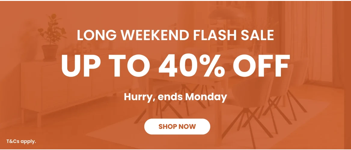 Long Weekend Flash Sale